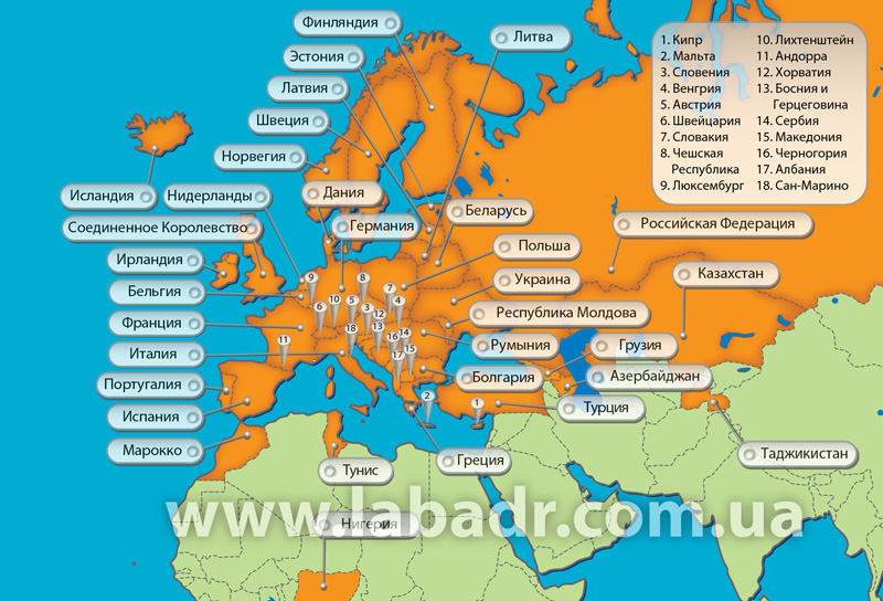 Cтраны-участницы ДОПОГ