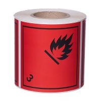 Знак опасности N 3 в рулоне для упаковок и транспортных пакетов