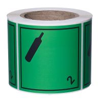 Знаки опасности № 2.2 в рулоне для сосудов под давлением