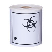 Знак опасности № 6.2 в рулоне для упаковок и транспортных пакетов