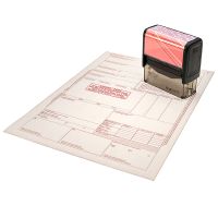 Штамп для транспортного документа на порожнюю неочищенную автоцистерну из-под пропан-бутана UN 1965