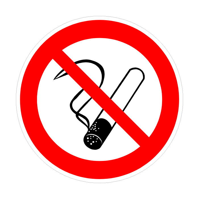 Запрет курения для водителя при перевозке груза ADR класса 1 с классификационным кодом 1.4S