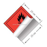 Основа под большие знаки опасности 25 х 25 cм