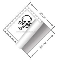 Основа под большие знаки опасности 30 х 30 cм