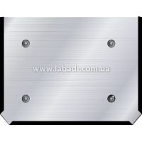 Карман (конверт) из нержавеющей стали для таблички оранжевого цвета 40 x 30 см