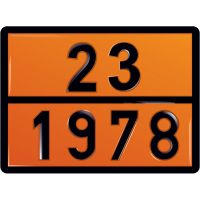 Табличка АДР оранжевого цвета (23 1978) для пропана
