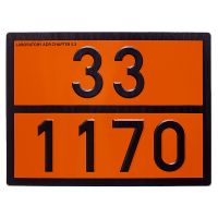 Табличка АДР оранжевого цвета (33 1170) для спирта этилового (Лаборатория АДР)