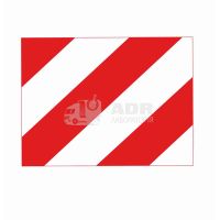 Опознавательный знак «Негабаритный груз» 300 на 400 мм на металлической основе