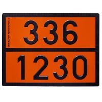 Табличка АДР оранжевого цвета (336 1230) для метанола (Лаборатория АДР)