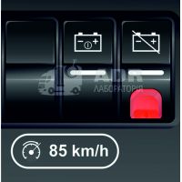 Наклейка ограничения скорости с показателем спидометра под кнопку 85 км/ч