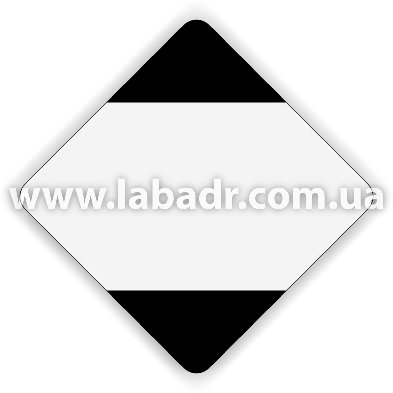 Знак опасных грузов в ограниченных количествах для транспортных средств
